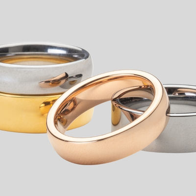 Get The Look Of A Gold Ring For Less With These Tungsten Wedding Bands