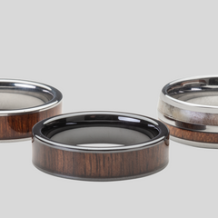 wooden wedding rings | Hitched Fine Jewelry