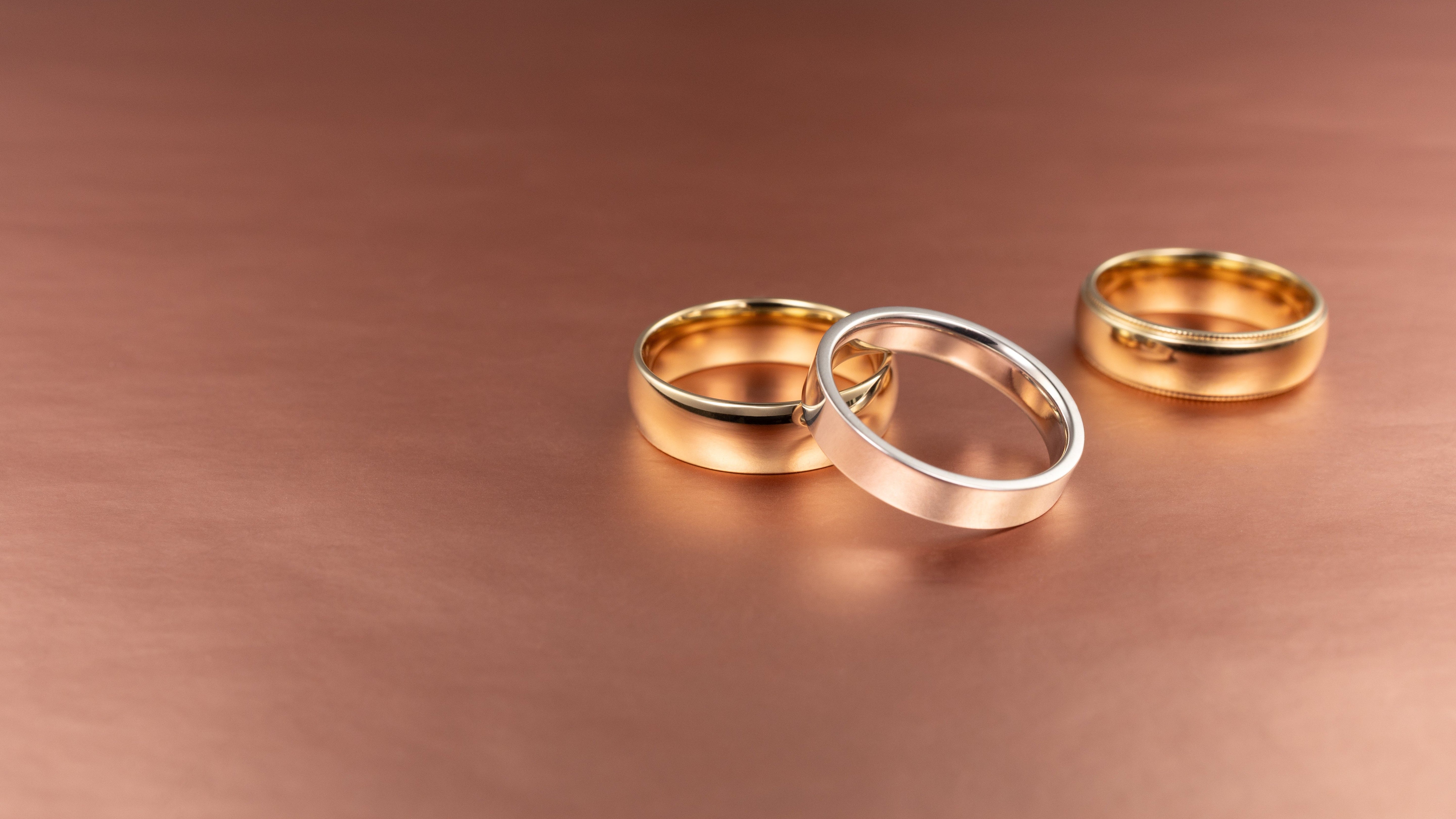 Men's Gold Wedding Bands