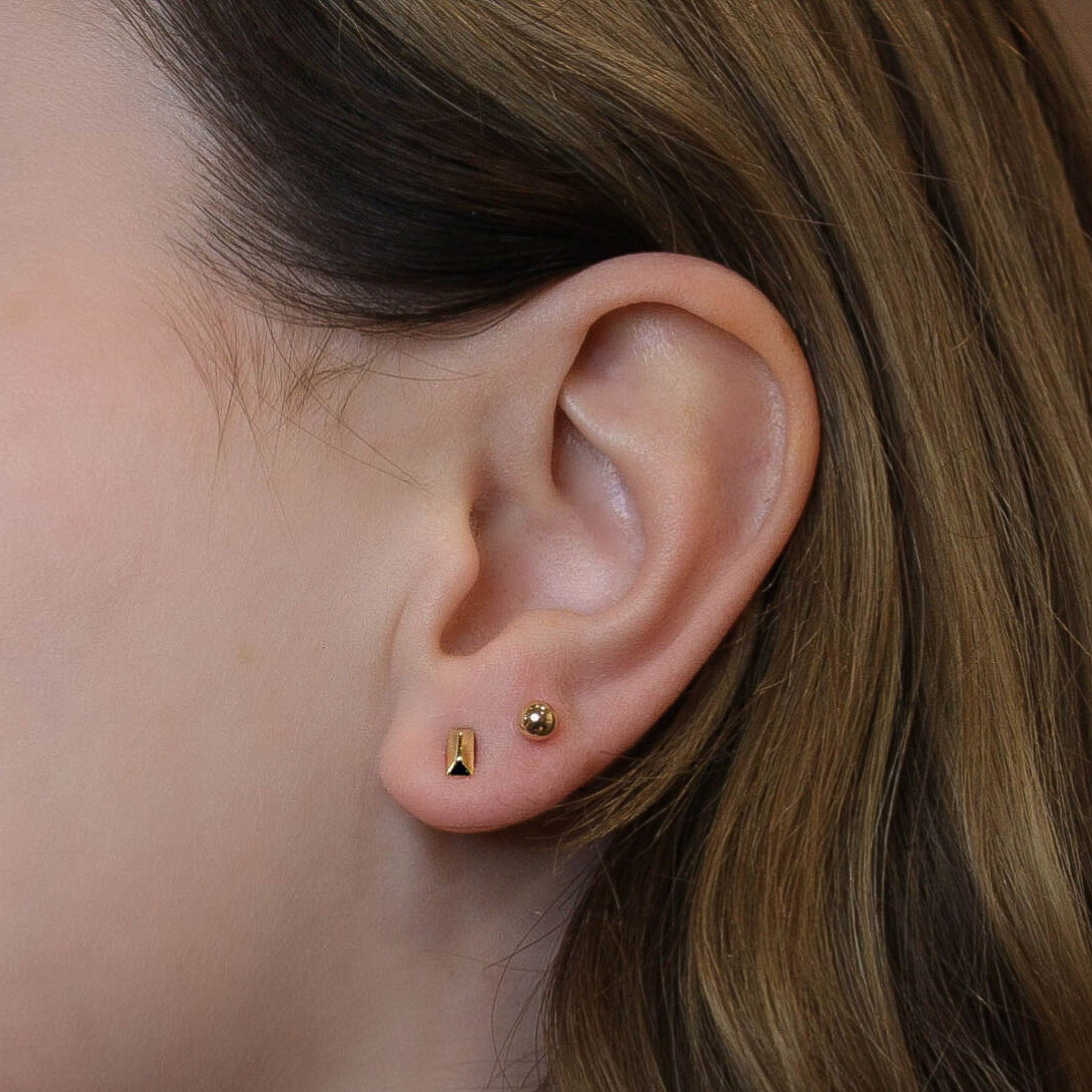 14K Ball Studs