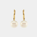 14K Freshwater Cultured Pearl Levers