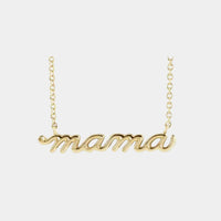14K Petite Mama Necklace
