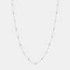 14K, Akoya Pearl & Natural Diamond Station Necklace