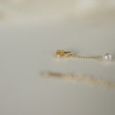 14K, Akoya Pearl & Natural Diamond Station Bracelet Clasp Lifestyle