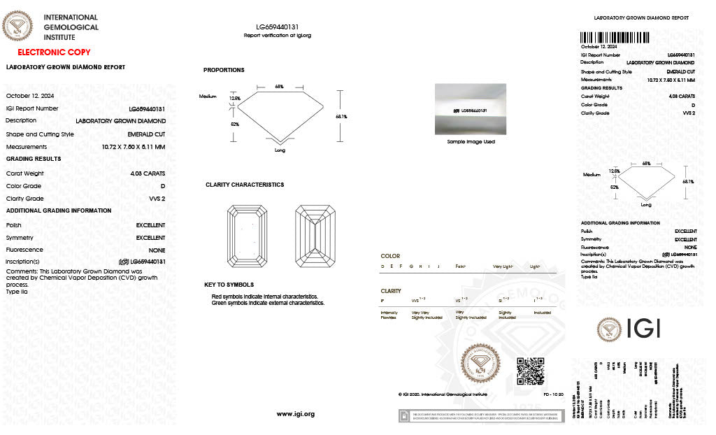 Emerald | 4.03 D VVS2 | LG659440131