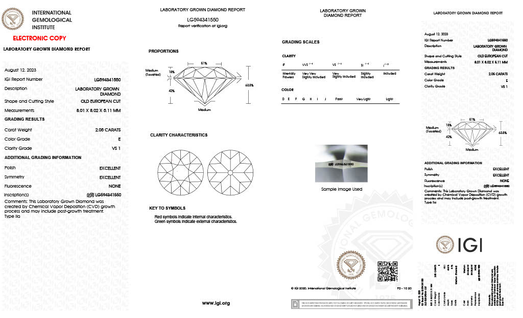 Old Euro | 2.05 E VS1 | LG594341550