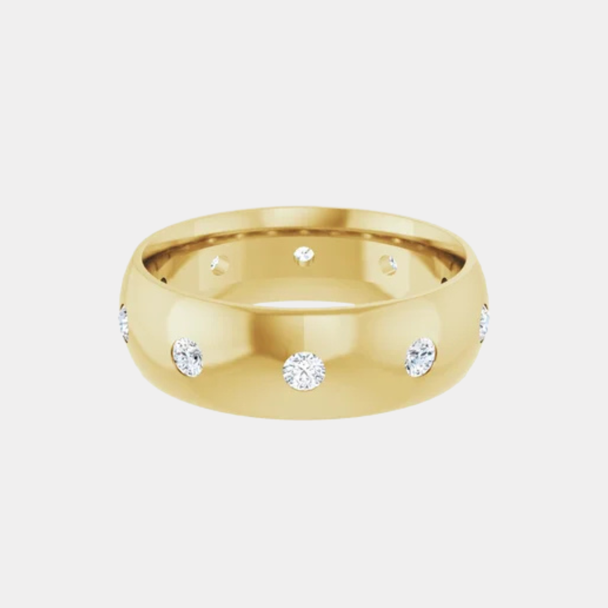 14K / Lab-Grown / Yellow Gold