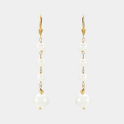 14K Freshwater Cultured Pearl Drop Earrings