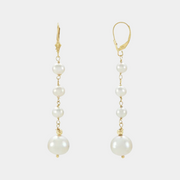 14K Freshwater Cultured Pearl Drop Earrings