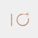 14K Rope Hoops