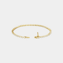 14K 3-Prong Diamond Tennis Bracelet