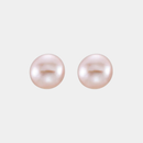 14K Freshwater Cultured Button Pearl Studs
