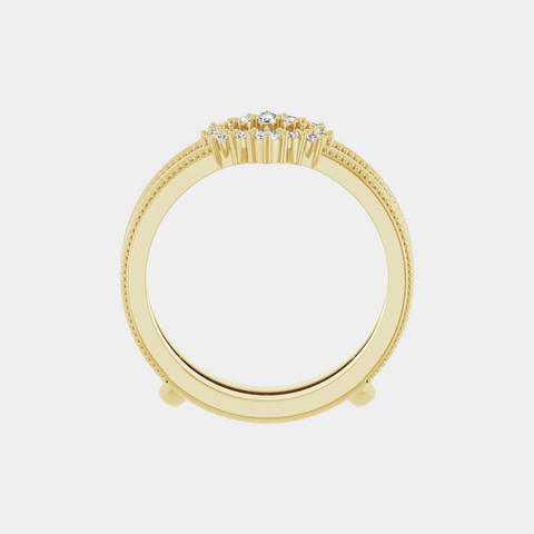 The Gold Zinnia | Ring Guard