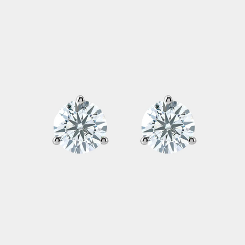 14K Diamond Martini Studs