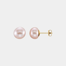 14K Freshwater Cultured Button Pearl Studs