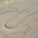 5-5.5mm Pink Akoya Pearl Strand with 14K Clasp Lifestyle