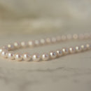 5-5.5mm Pink Akoya Pearl Strand with 14K Clasp Lifestyle