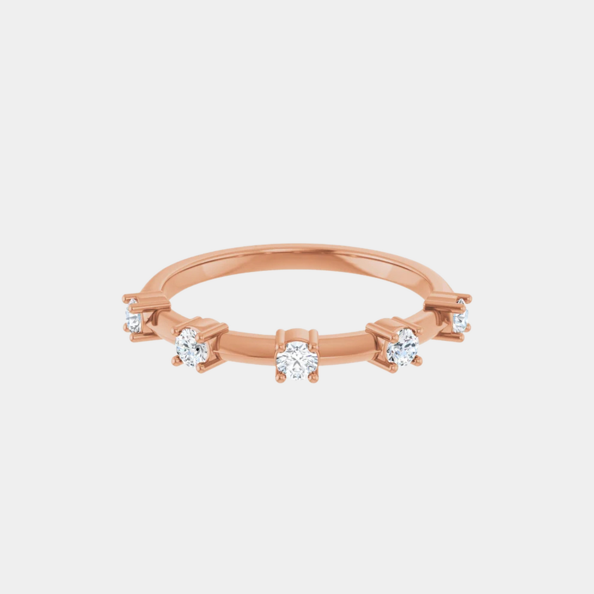 Rose Gold / Lab-Grown / 14K