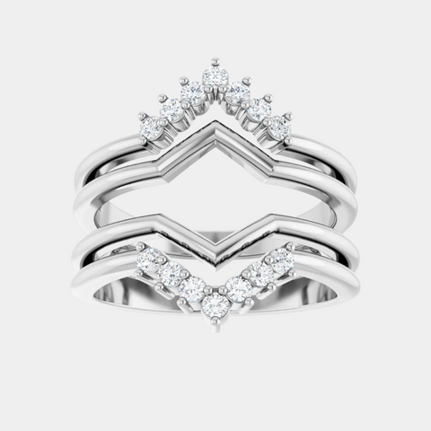 The Platinum Freesia | Ring Guard