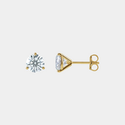 14K Diamond Martini Studs