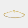14K 4-Prong Diamond Tennis Bracelet