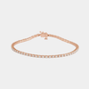 14K 4-Prong Diamond Tennis Bracelet