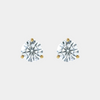 14K Diamond Martini Studs