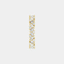hitched women's yellow gold cluster diamond band in full eternity