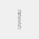 hitched women's white gold cluster diamond band in full eternity