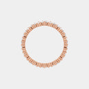 hitched women's rose gold cluster diamond band in full eternity