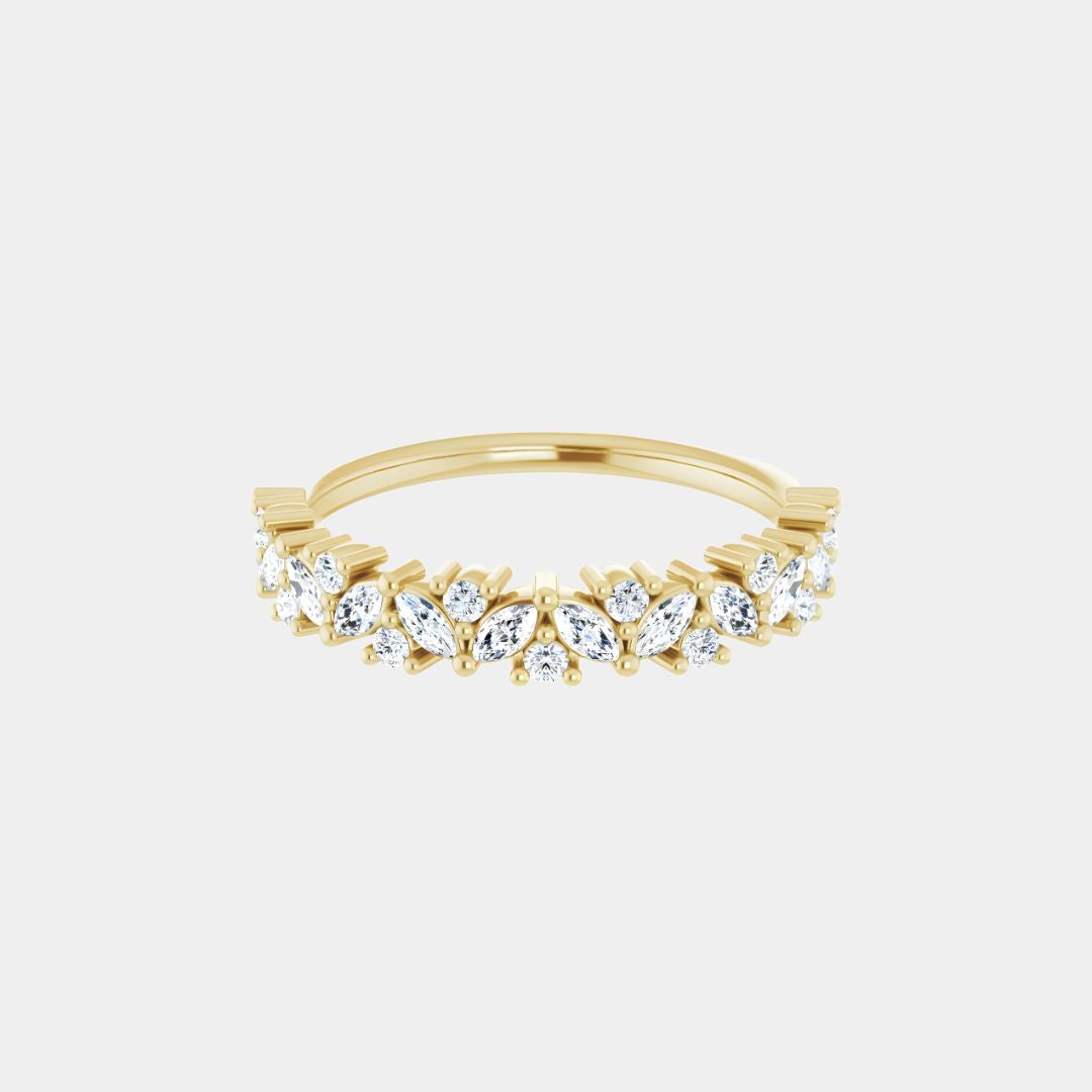 Yellow Gold / Half Eternity / Lab-Grown | Hitched Fine Jewelry