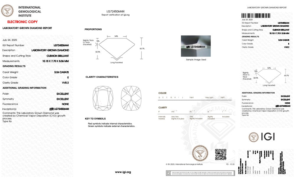 Old Mine | 3.04 E VVS2 | LG724506444 | Hitched Fine Jewelry