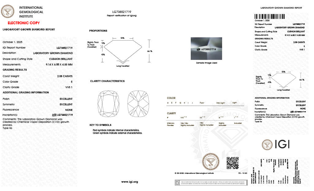 Old Mine | 2.08 E VVS1 | LG738521719 | Hitched Fine Jewelry
