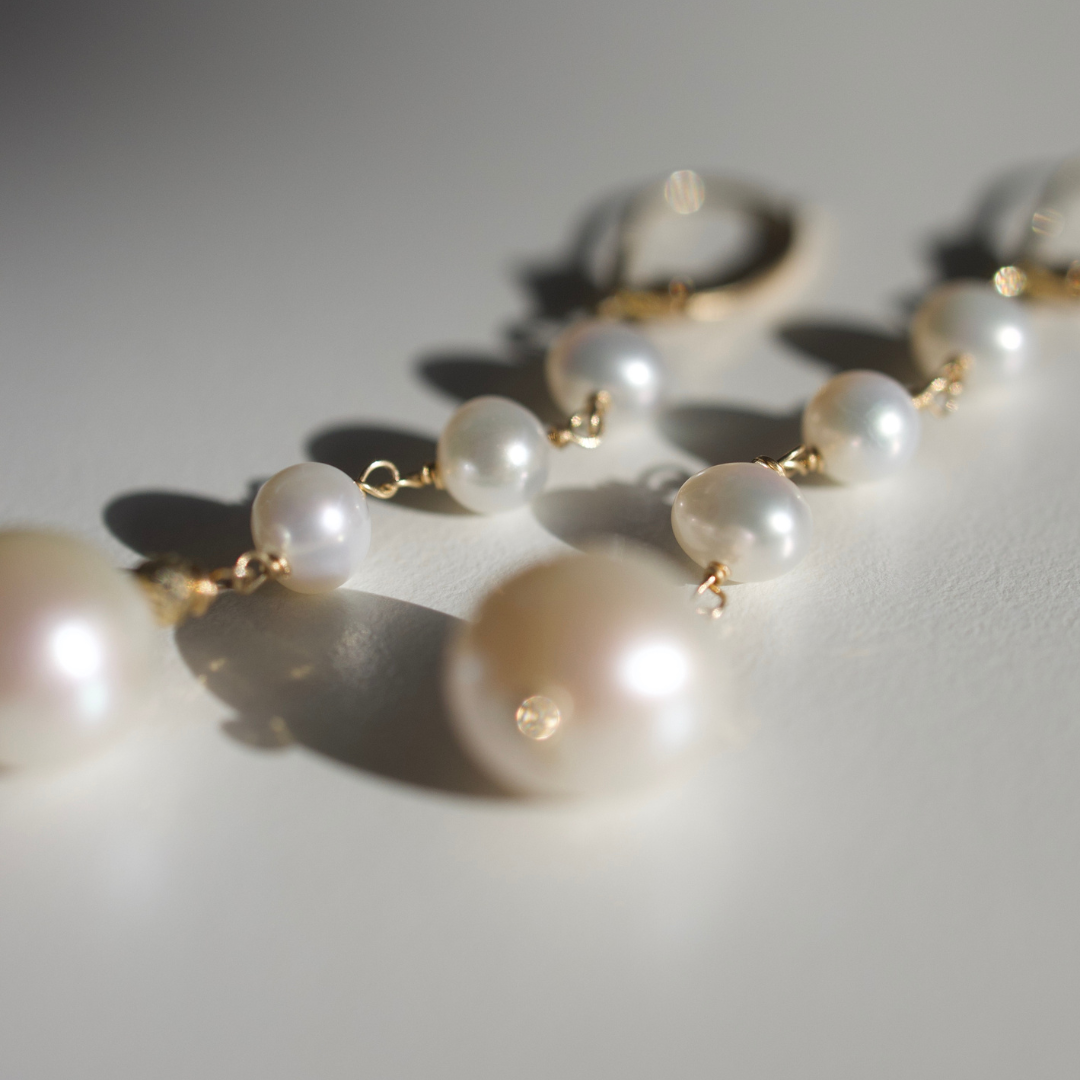 14K Freshwater Cultured Pearl Drop Earrings | Hitched Fine Jewelry