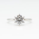 The Signature Solitaire | 1.33CT Round Lab Diamond | 14K WG