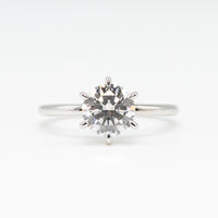 The Signature Solitaire | 1.33CT Round Lab Diamond | 14K WG