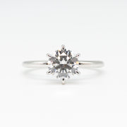 The Signature Solitaire | 1.33CT Round Lab Diamond | 14K WG