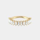 The Gold Vertical Baguette