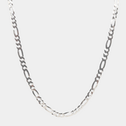 Sterling Silver Figaro Chain Necklace 5.4mm