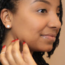 14K Freshwater Cultured Pearl Studs
