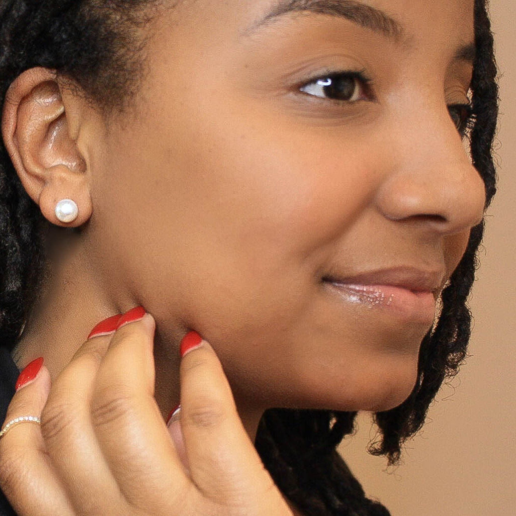 14K Freshwater Cultured Pearl Studs
