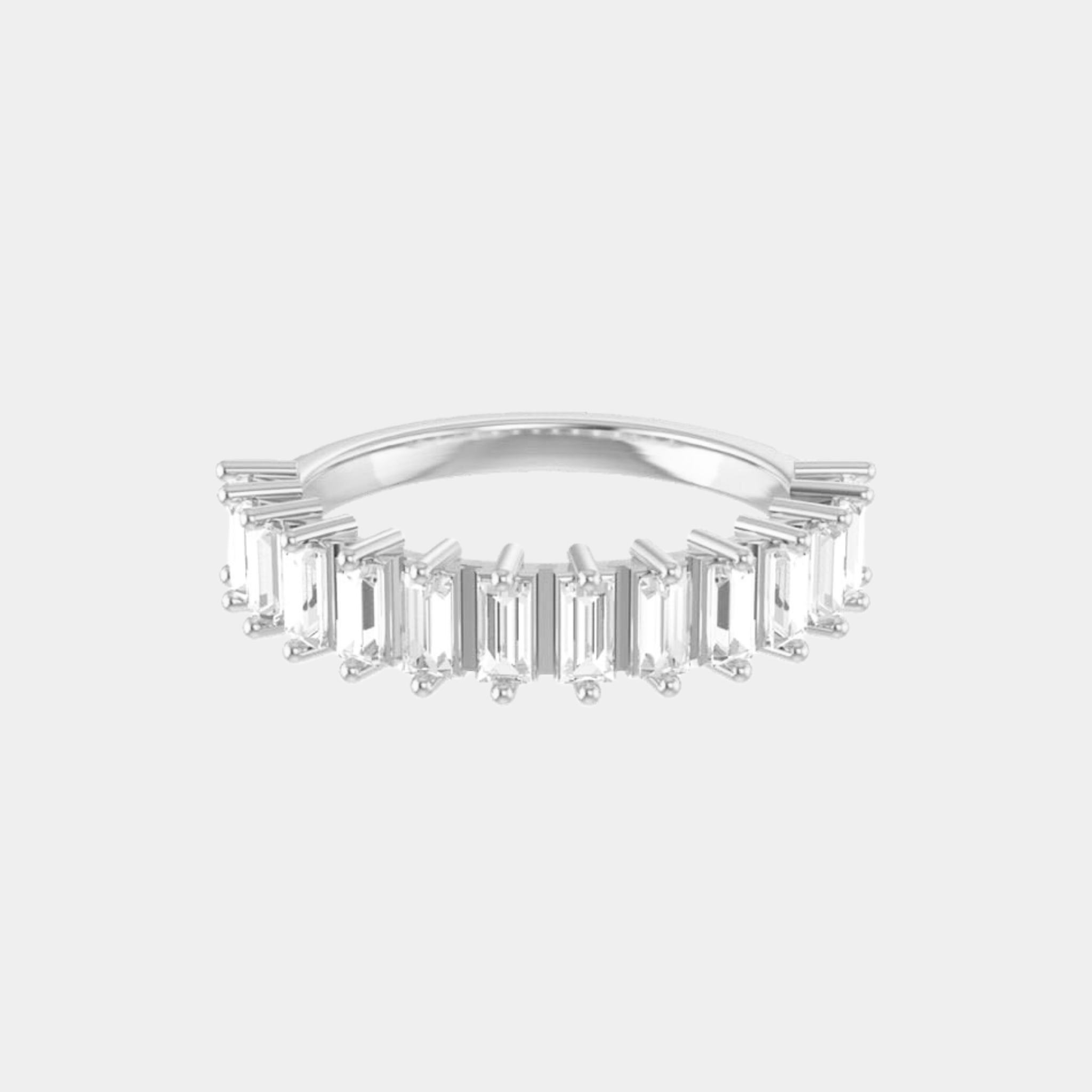 The Platinum Vertical Baguette