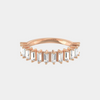 The Gold Vertical Baguette