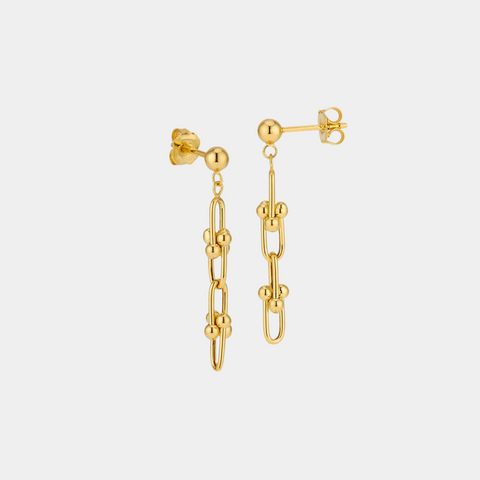 U-Link Drop Earrings
