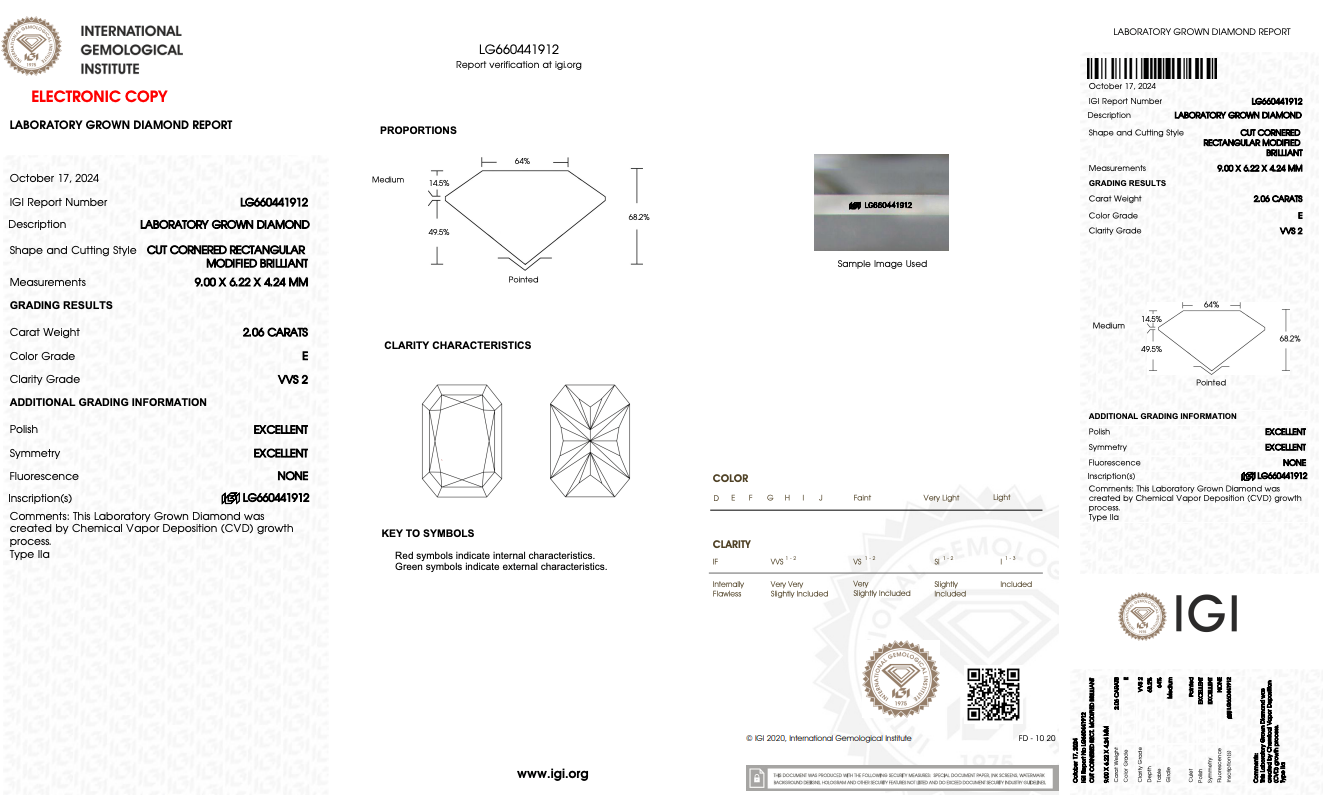 The Signature Cathedral Hidden Halo | 2.06CT Radiant Lab Diamond | 14K YG