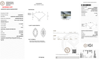 The Signature Solitaire | 1.10CT Marquise Lab Diamond | 14K YG