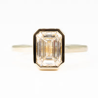 The Signature Bezel | 2.09CT Emerald Lab Diamond | 14K YG