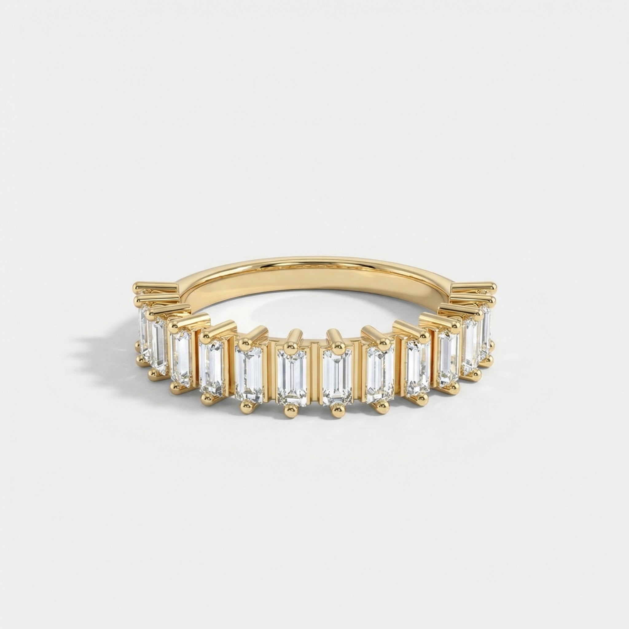 The Gold Vertical Baguette | Hitched Fine Jewelry