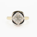 The Signature Heirloom Bezel | 2.05CT Asscher Lab Diamond | 18K YG & PLAT