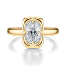 The Signature Heirloom Bezel | 2.02CT Elongated Cushion Lab Diamond | 14K YG